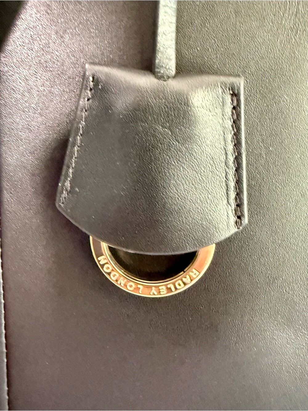 RADLEY LONDON Pockets Icon Backpack in Black Leather  ~LIKE NEW~ - Picture 5 of 5